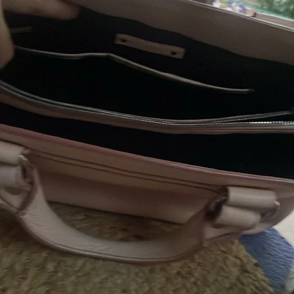 Beautiful Soft Celine Pink Leather Boogie Bag Silver Logo w/Dustbag + Tags - Picture 11 of 15